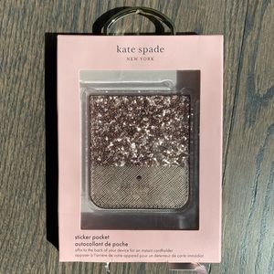Kate Spade Sticker Pocket in Rose Gold